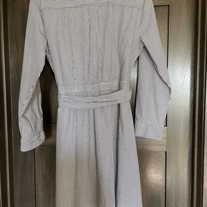 J Crew Pinstripe Shirtdress